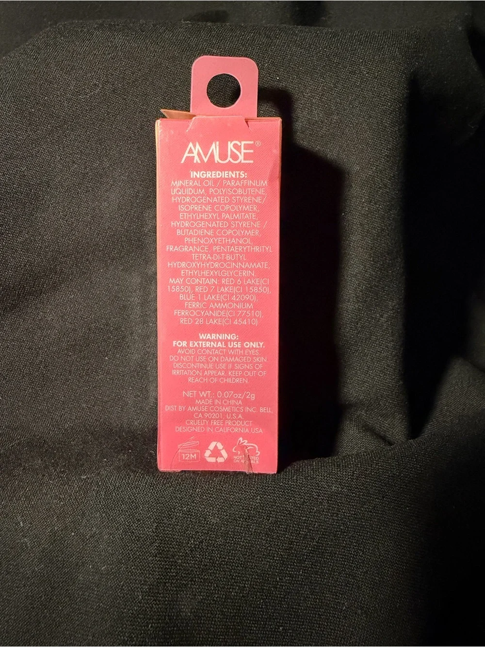 Amuse Pink smooth lip gloss